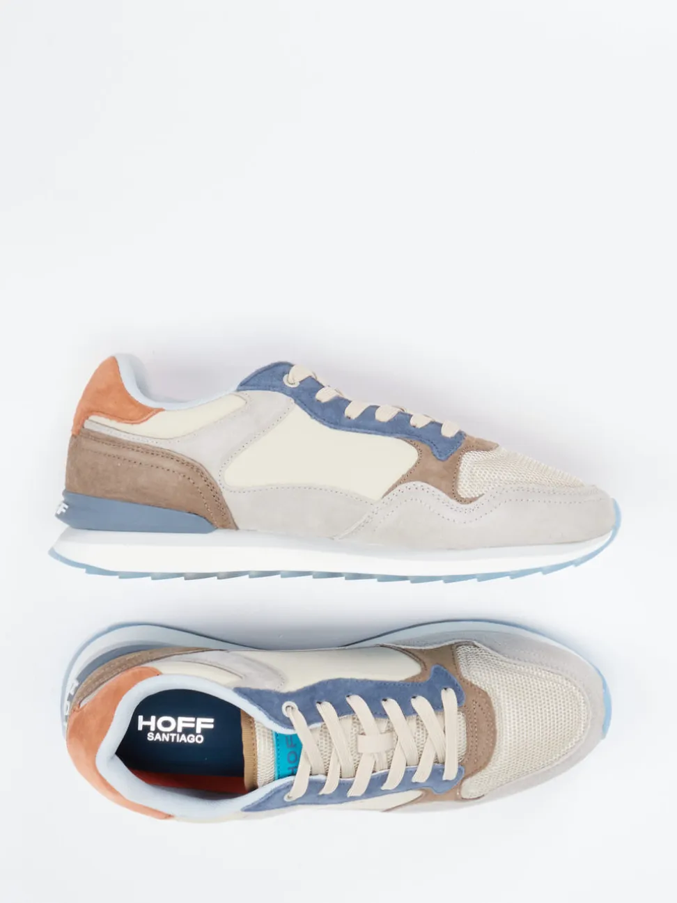 The Hoff Brand – Sneaker aus Veloursleder beige