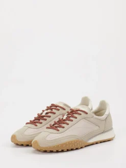 THE HOFF BRAND – Sneaker aus Veloursleder/Textil beige