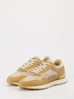 THE HOFF BRAND – Sneaker aus Veloursleder beige