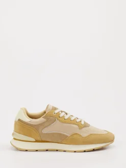 THE HOFF BRAND – Sneaker aus Veloursleder beige