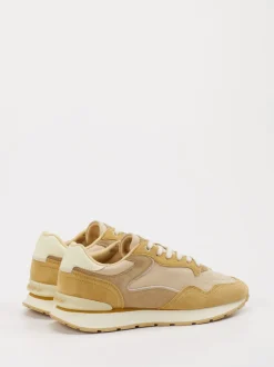 THE HOFF BRAND – Sneaker aus Veloursleder beige