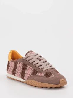 THE HOFF BRAND – Sneaker aus Textil und Veloursleder