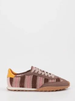 THE HOFF BRAND – Sneaker aus Textil und Veloursleder