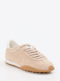 THE HOFF BRAND – Sneaker aus Veloursleder Beige