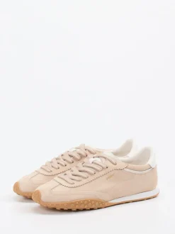 THE HOFF BRAND – Sneaker aus Veloursleder Beige