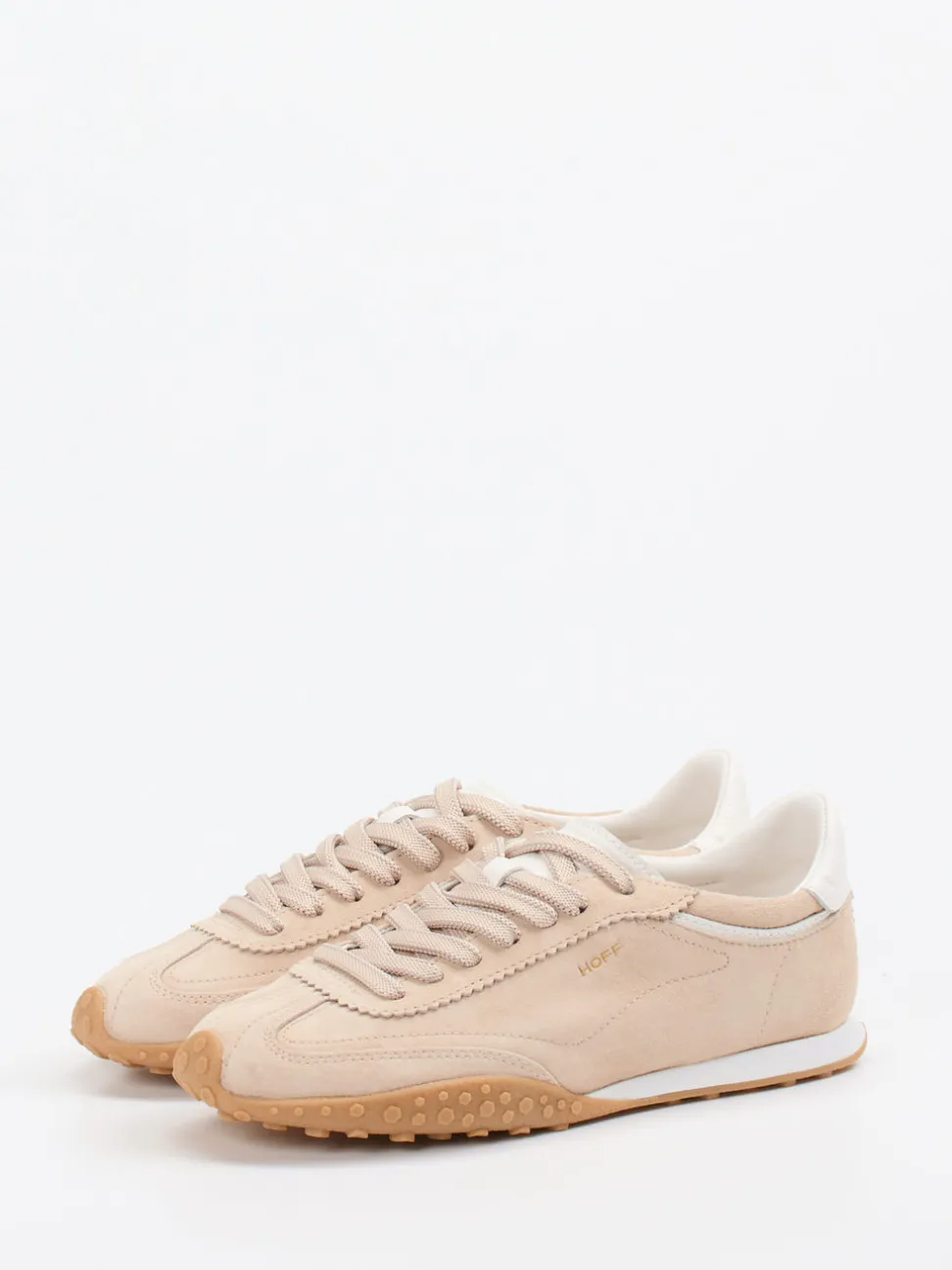 THE HOFF BRAND – Sneaker aus Veloursleder Beige