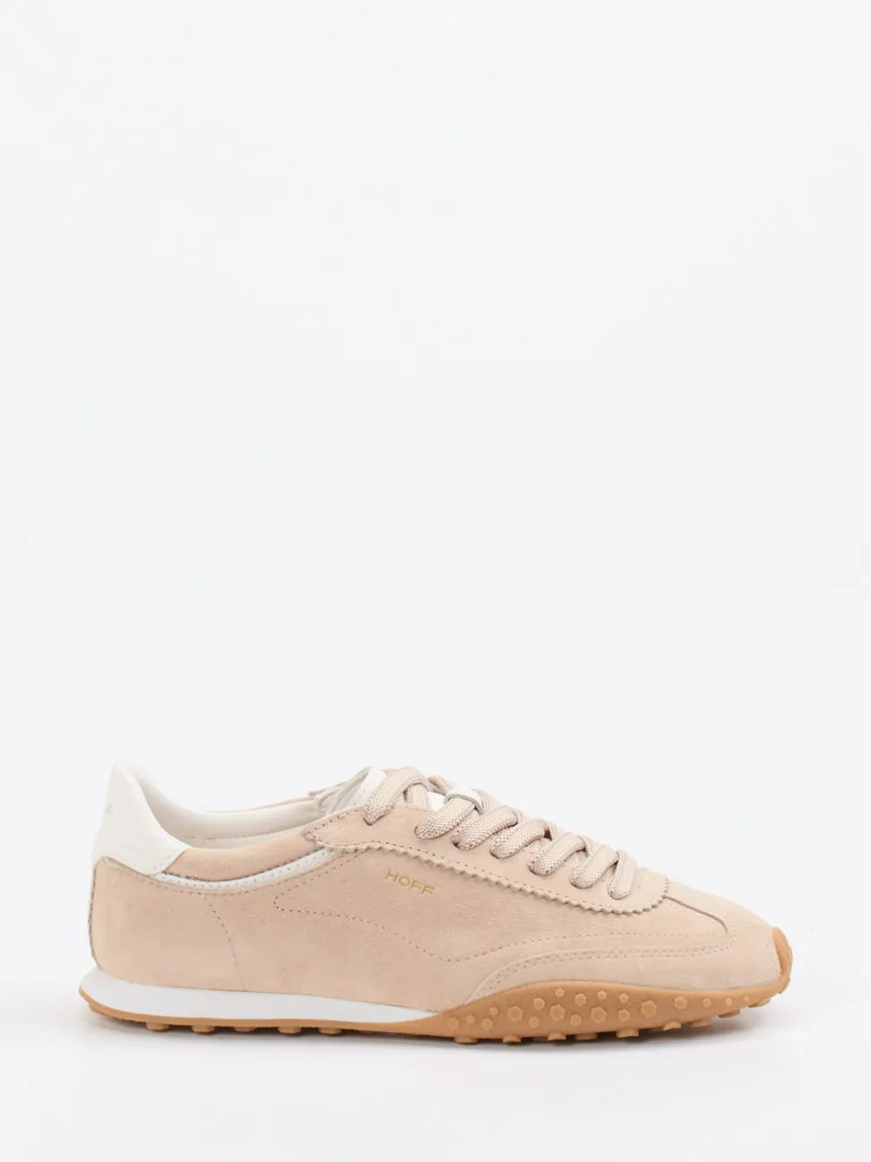 THE HOFF BRAND – Sneaker aus Veloursleder Beige