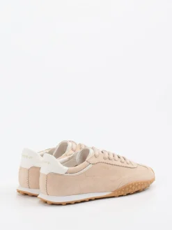THE HOFF BRAND – Sneaker aus Veloursleder Beige