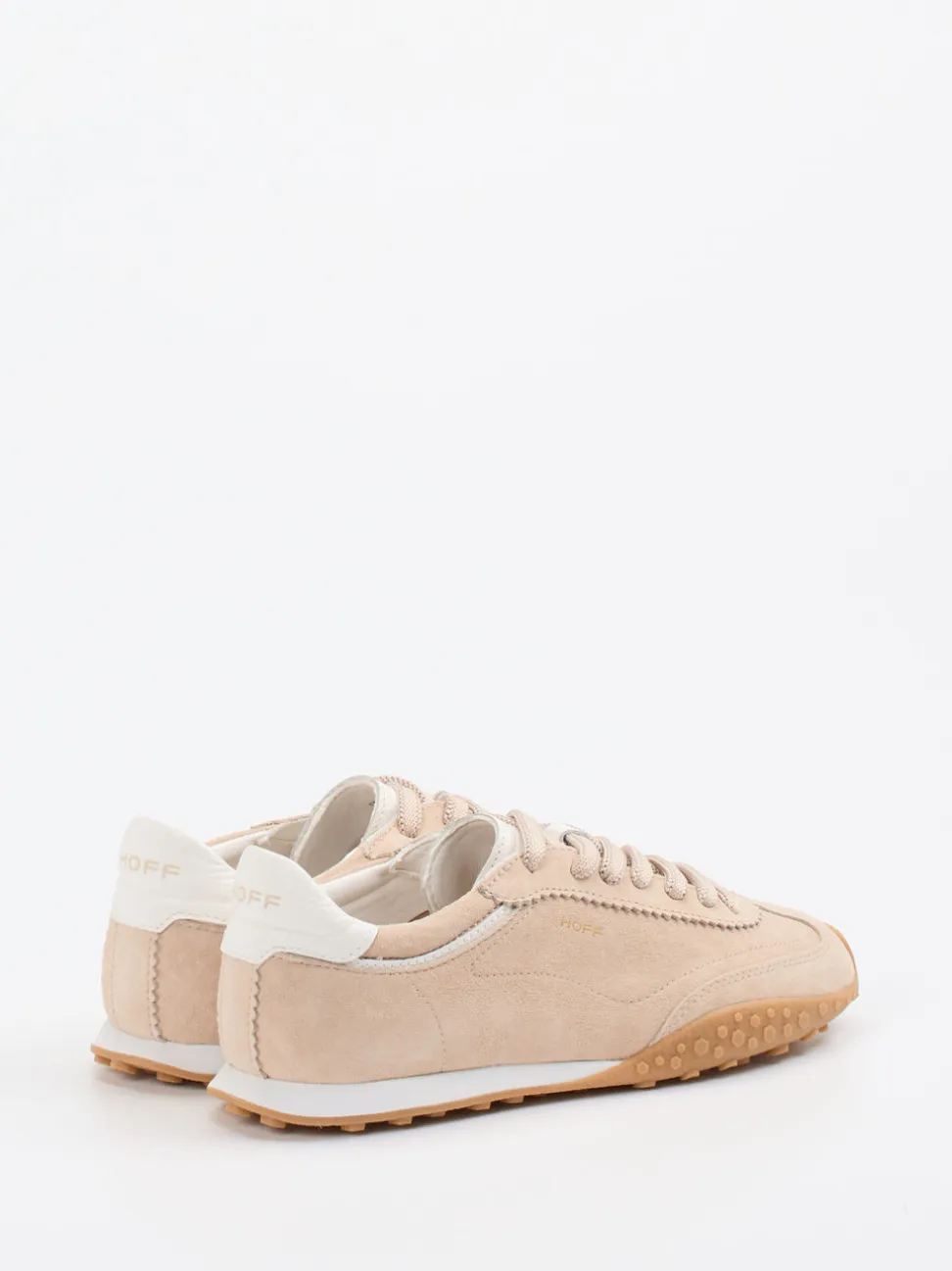 THE HOFF BRAND – Sneaker aus Veloursleder Beige