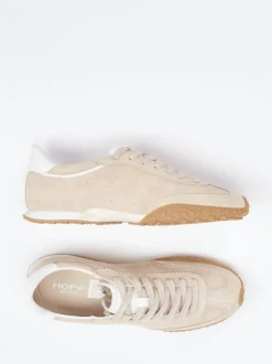 THE HOFF BRAND – Sneaker aus Veloursleder Beige