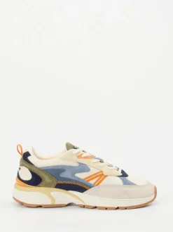 THE HOFF BRAND – Sneaker aus Textil und Veloursleder beige