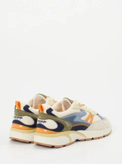 THE HOFF BRAND – Sneaker aus Textil und Veloursleder beige