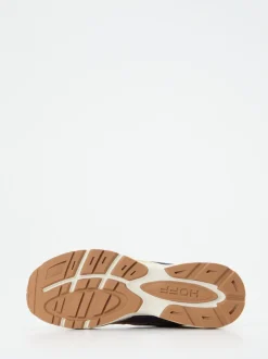 THE HOFF BRAND – Sneaker aus Textil und Veloursleder beige