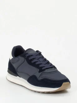 THE HOFF BRAND – Sneaker aus Textil und Veloursleder blau