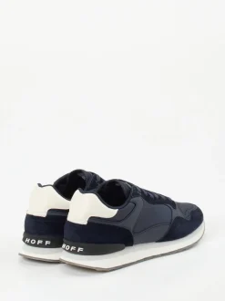 THE HOFF BRAND – Sneaker aus Textil und Veloursleder blau