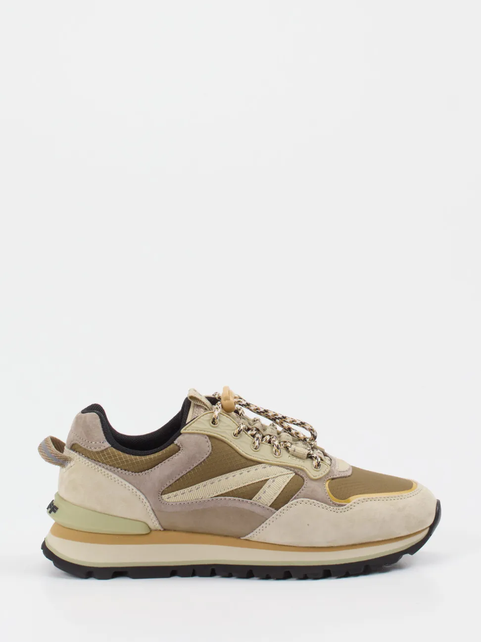 THE HOFF BRAND – Sneaker aus Veloursleder beige