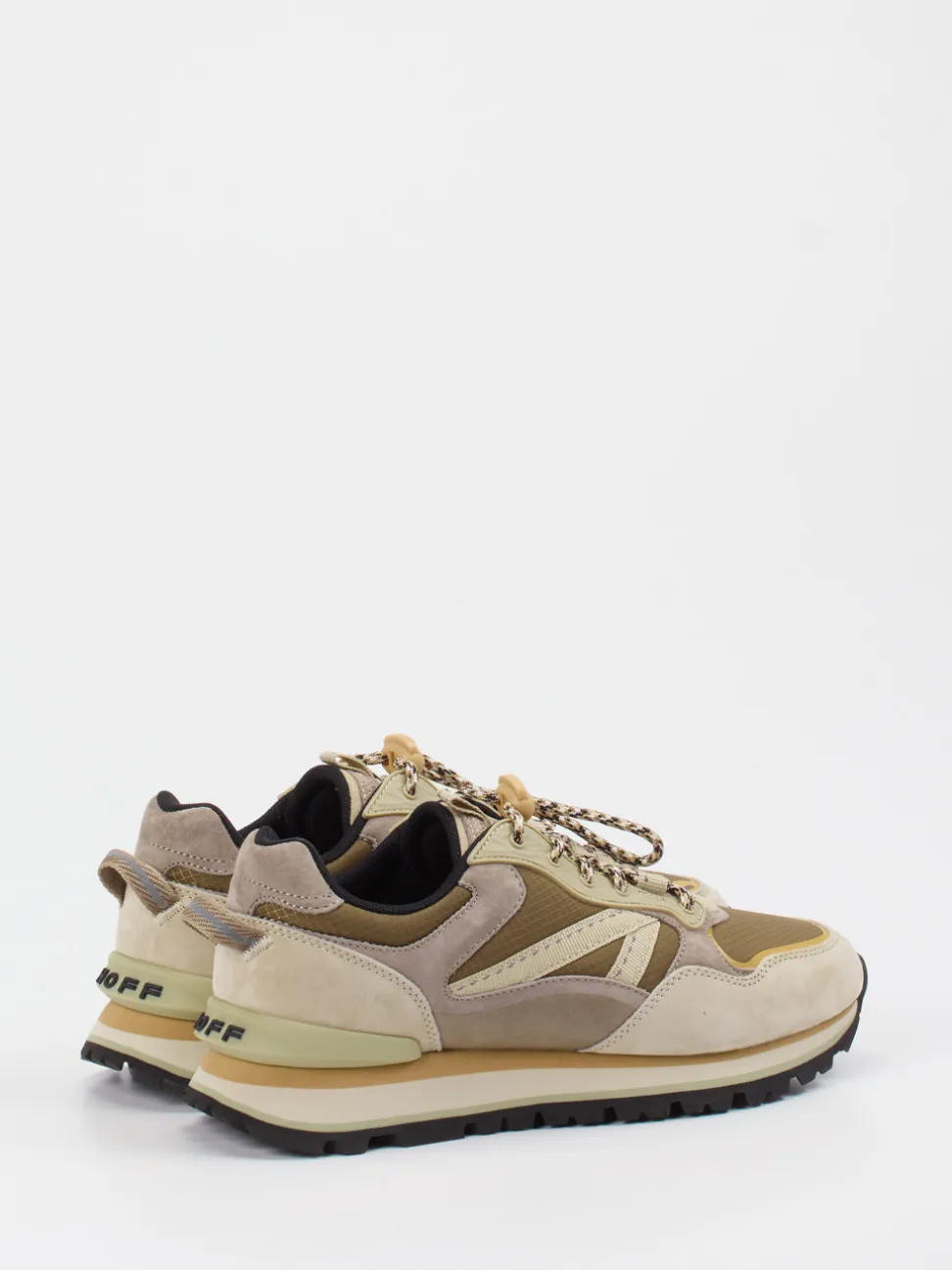 THE HOFF BRAND – Sneaker aus Veloursleder beige