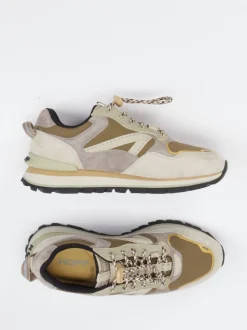THE HOFF BRAND – Sneaker aus Veloursleder beige