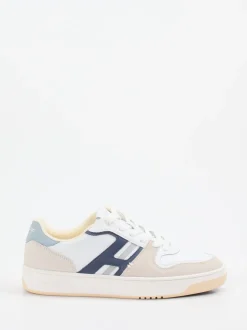 THE HOFF BRAND – Sneaker aus Leder und Mesh weiß