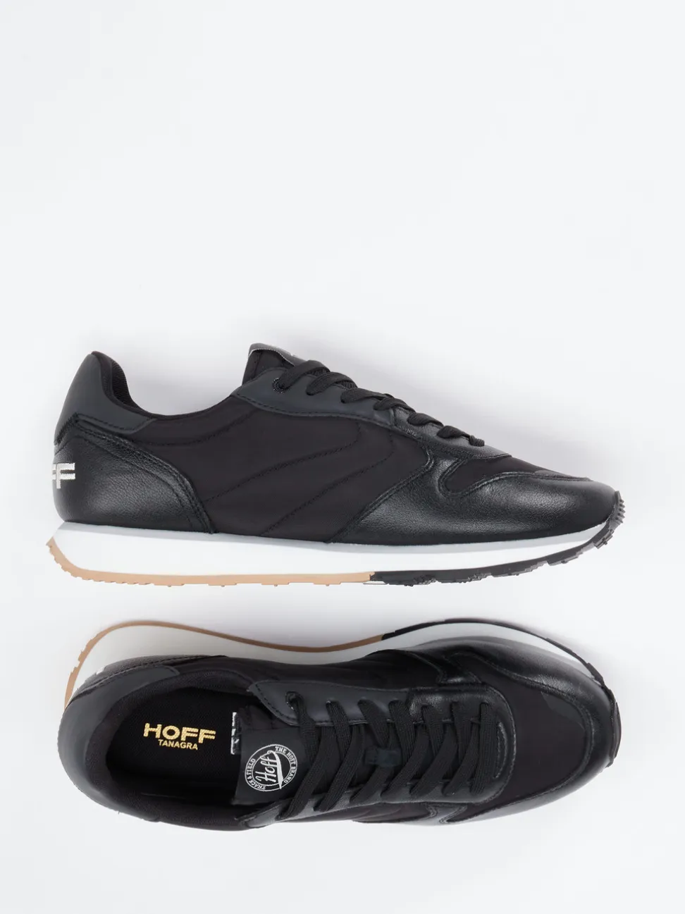 THE HOFF BRAND – Sneaker aus Textil und Leder Schwarz