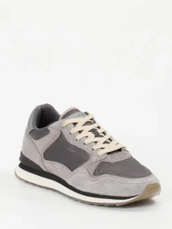 THE HOFF BRAND – Sneaker aus Veloursleder und Mesh grau