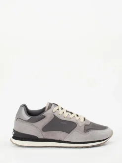 THE HOFF BRAND – Sneaker aus Veloursleder und Mesh grau