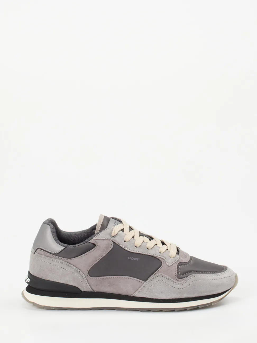 THE HOFF BRAND – Sneaker aus Veloursleder und Mesh grau