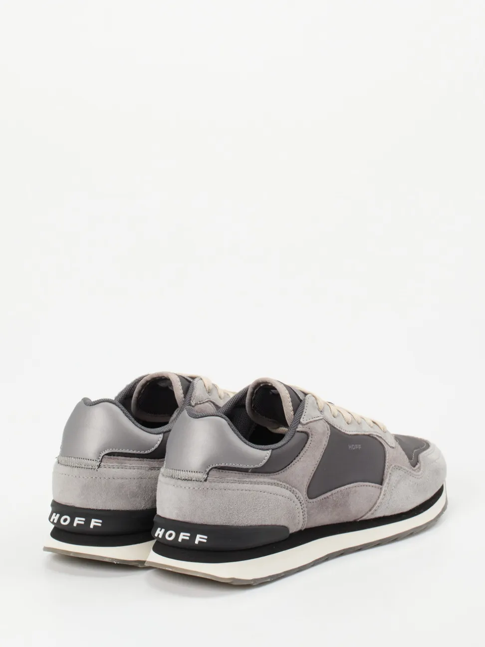 THE HOFF BRAND – Sneaker aus Veloursleder und Mesh grau