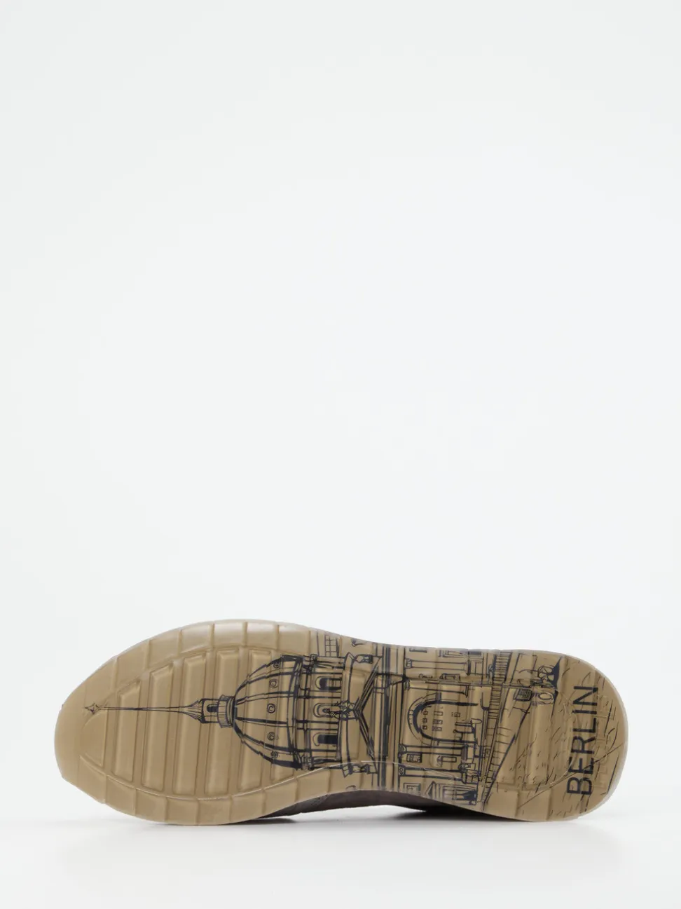 THE HOFF BRAND – Sneaker aus Veloursleder und Mesh grau