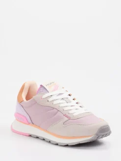 THE HOFF BRAND – Sneaker aus Veloursleder und Mesh Flieder
