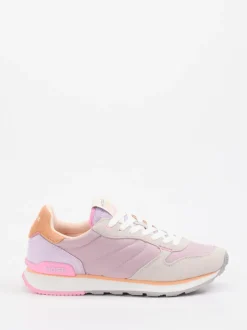 THE HOFF BRAND – Sneaker aus Veloursleder und Mesh Flieder