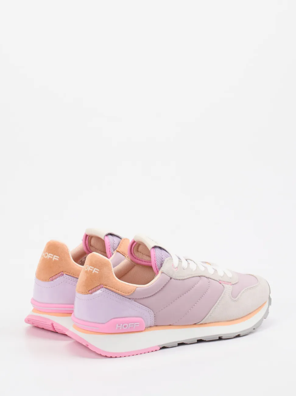 THE HOFF BRAND – Sneaker aus Veloursleder und Mesh Flieder