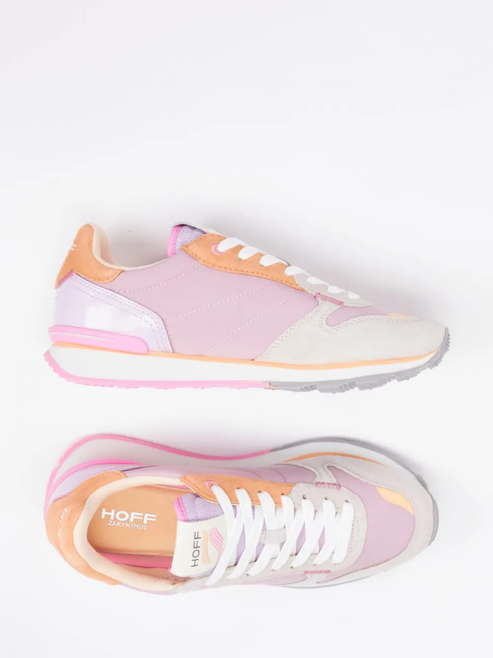 THE HOFF BRAND – Sneaker aus Veloursleder und Mesh Flieder