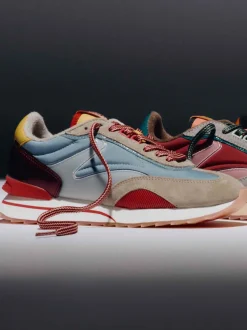 THE HOFF BRAND – Sneaker aus Veloursleder in Multicolor