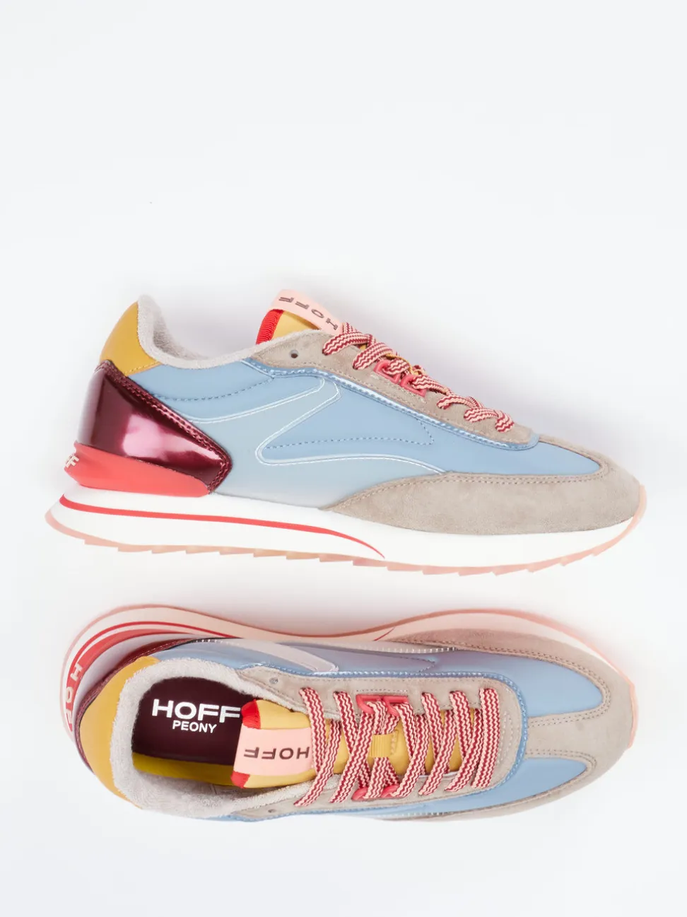 THE HOFF BRAND – Sneaker aus Veloursleder in Multicolor