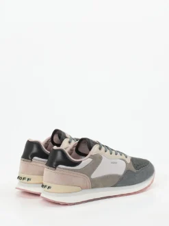 THE HOFF BRAND – Sneaker aus Velour/Textil in Pastell