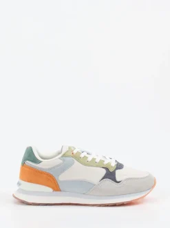 THE HOFF BRAND – Sneaker aus Veloursleder-Mix multicolor