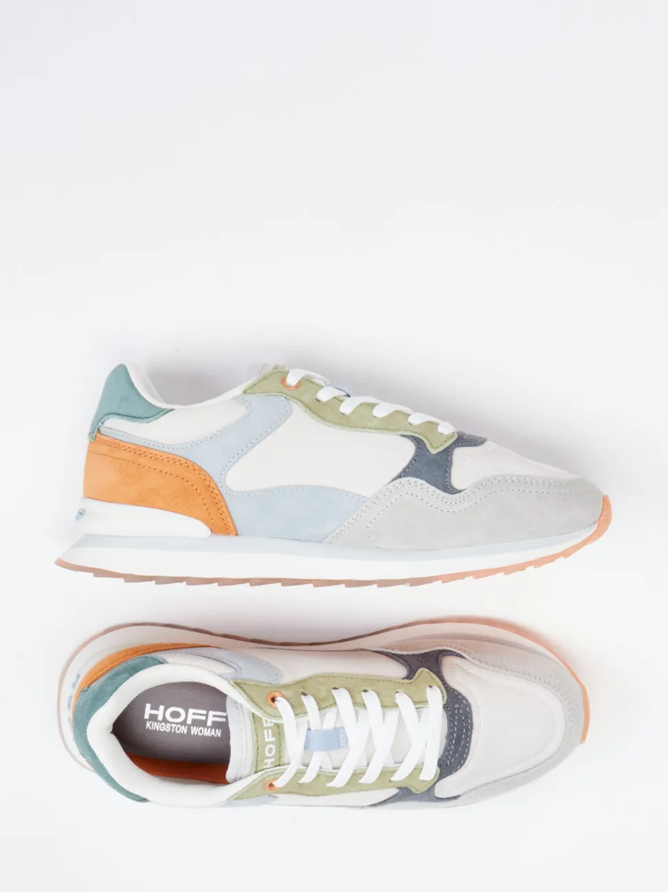 THE HOFF BRAND – Sneaker aus Veloursleder-Mix multicolor