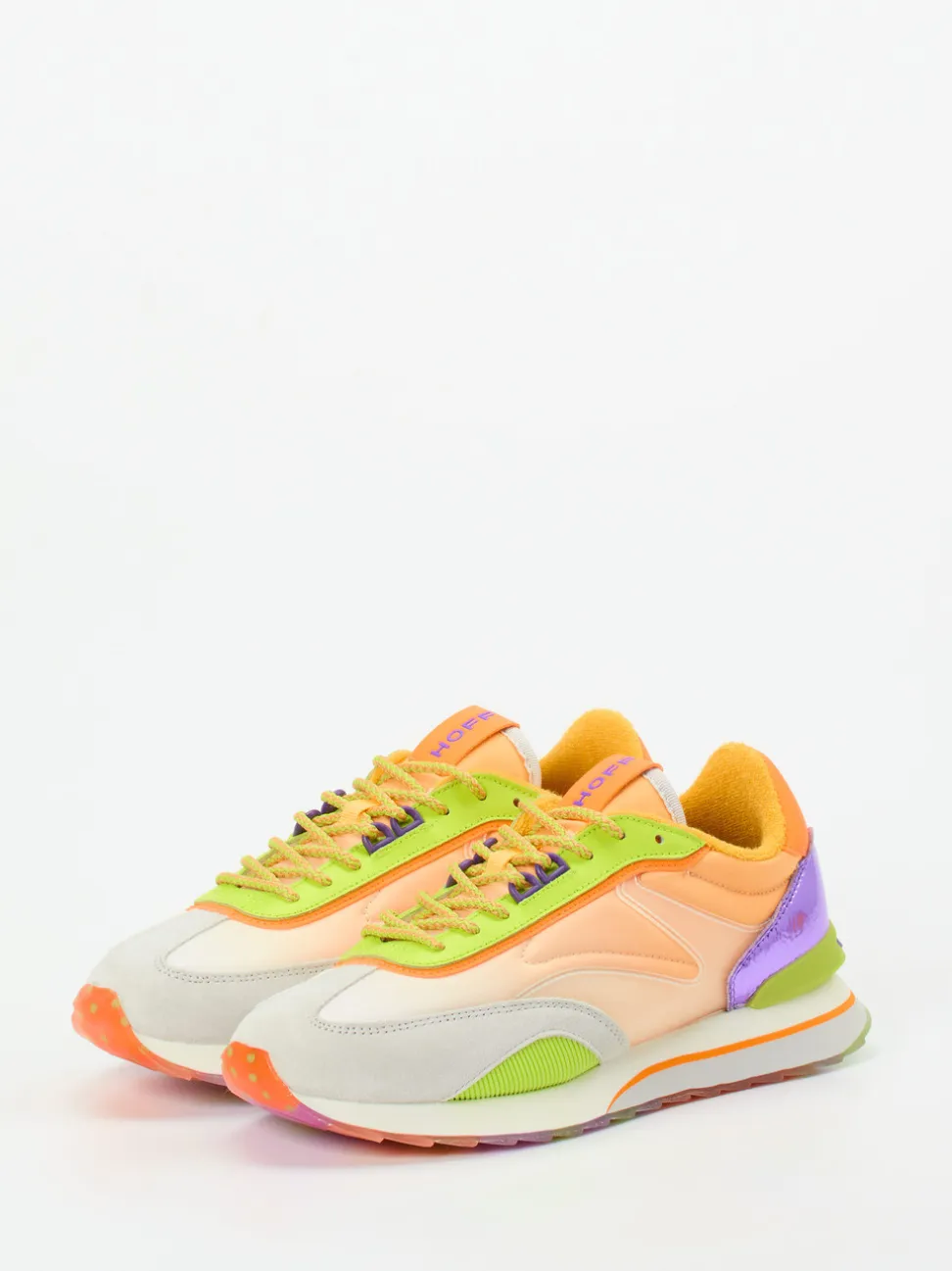 THE HOFF BRAND – Sneaker aus Veloursleder im Colorblocking