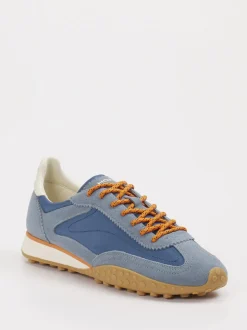 THE HOFF BRAND – Sneaker aus Veloursleder Jeansblau