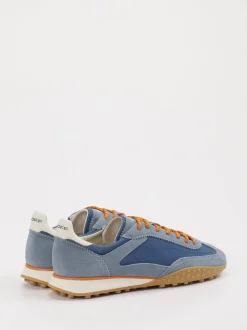 THE HOFF BRAND – Sneaker aus Veloursleder Jeansblau