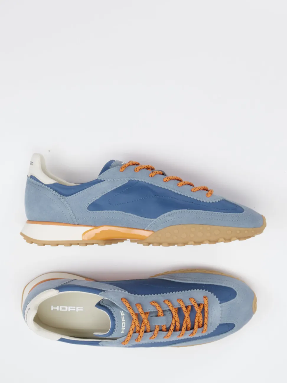 THE HOFF BRAND – Sneaker aus Veloursleder Jeansblau
