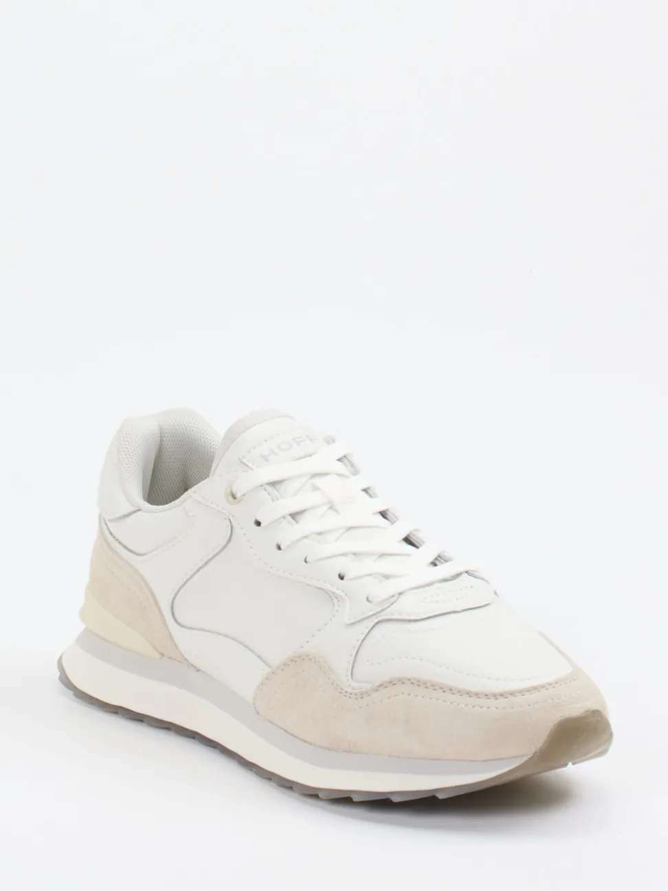 THE HOFF BRAND – Sneaker aus Lamm- und Veloursleder Offwhite