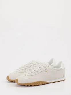THE HOFF BRAND – Sneaker aus Veloursleder Offwhite