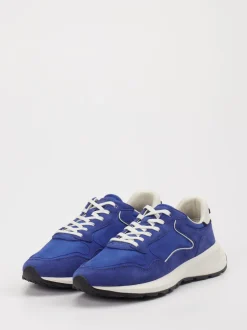THE HOFF BRAND – Sneaker aus Velour/Textil Kobaltblau