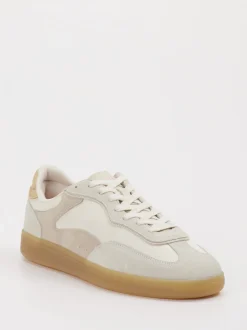 THE HOFF BRAND – Sneaker aus Veloursleder beige