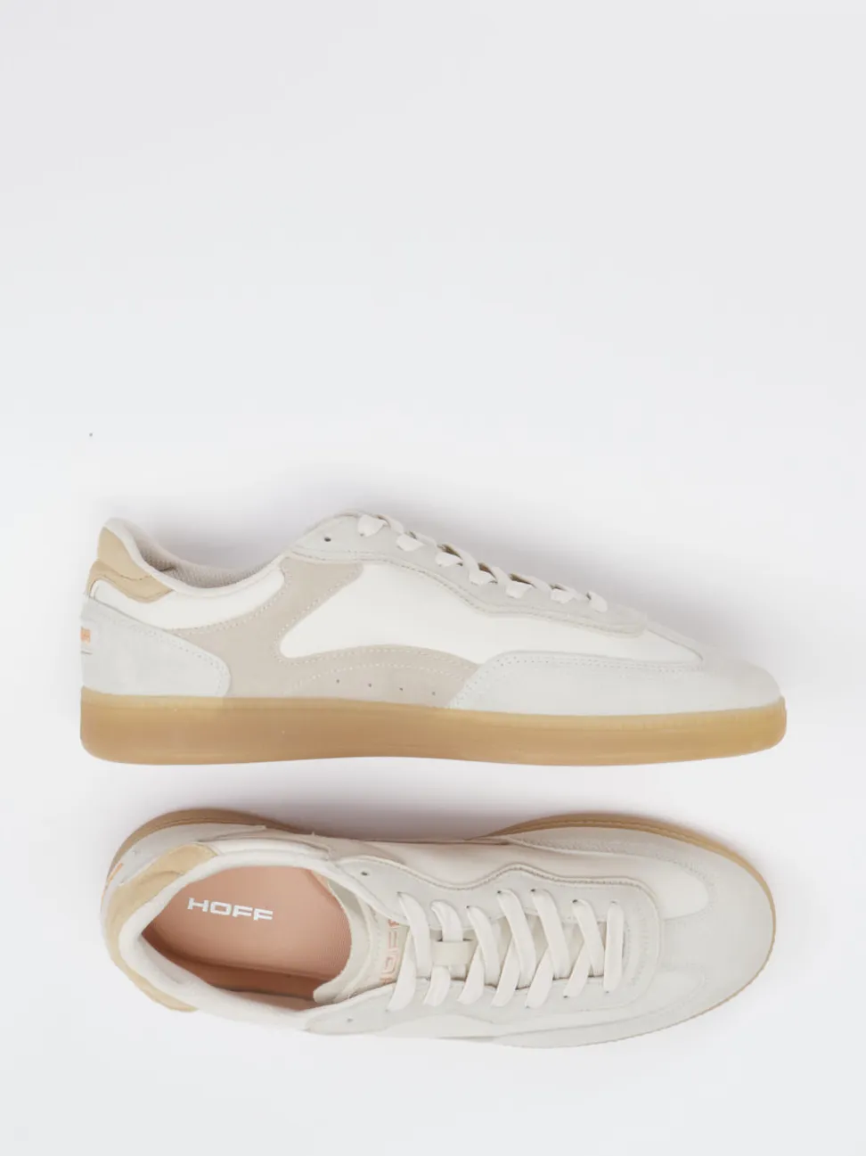 THE HOFF BRAND – Sneaker aus Veloursleder beige