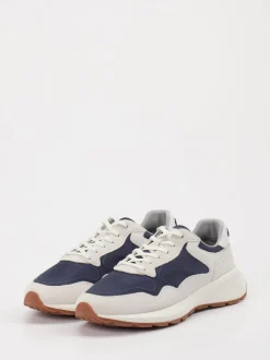 THE HOFF BRAND – Sneaker aus Veloursleder/Textil Offwhite