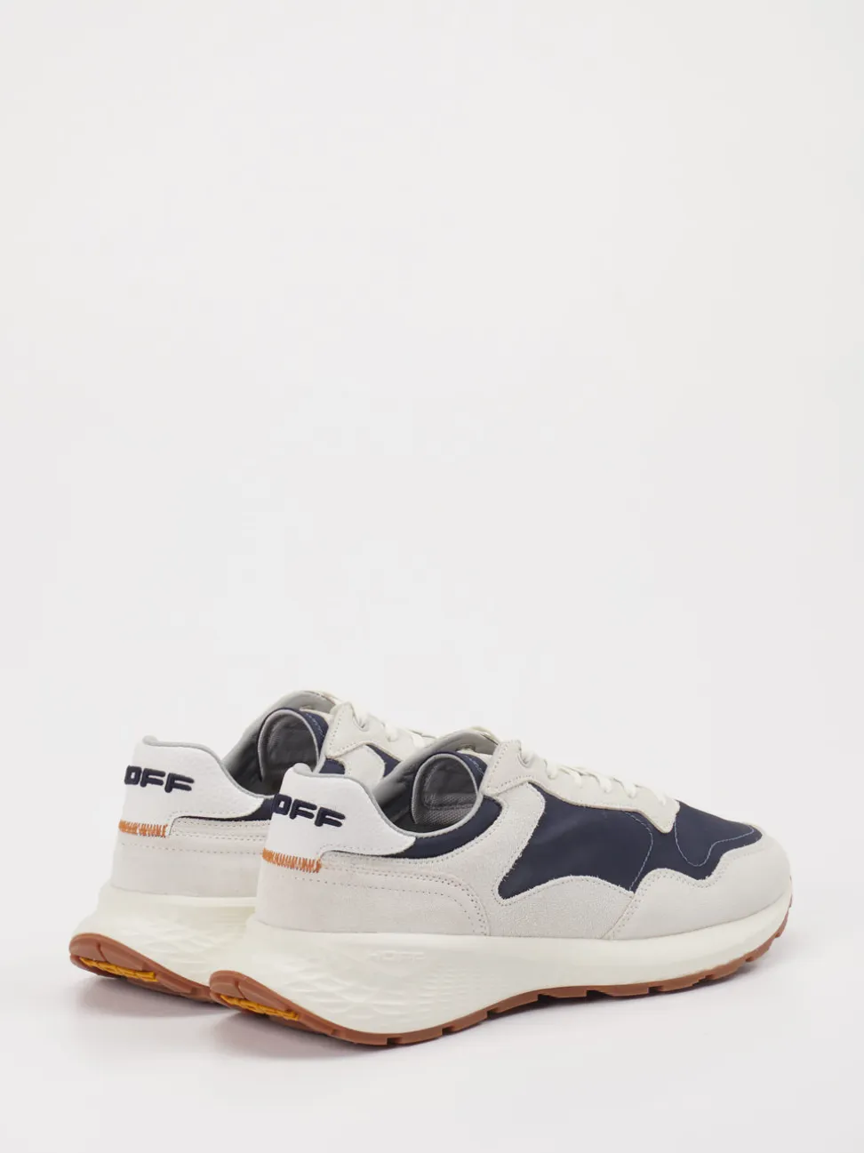 THE HOFF BRAND – Sneaker aus Veloursleder/Textil Offwhite