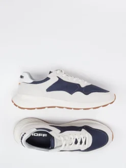 THE HOFF BRAND – Sneaker aus Veloursleder/Textil Offwhite